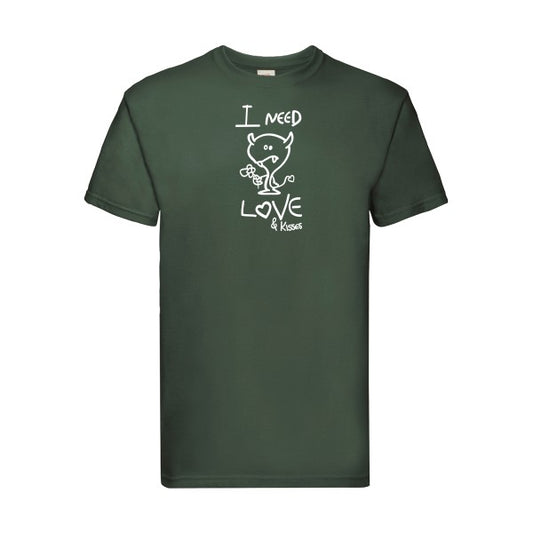 T-shirt|LOVER |flex Blanc| Fruit of the loom 205 g 