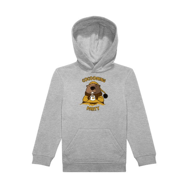 sweat capuche enfant Sports Grey Cocooning