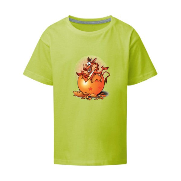 Dragon surprise SG - Kids T-shirt enfant Lime Taille 152 (11-12/2XL)