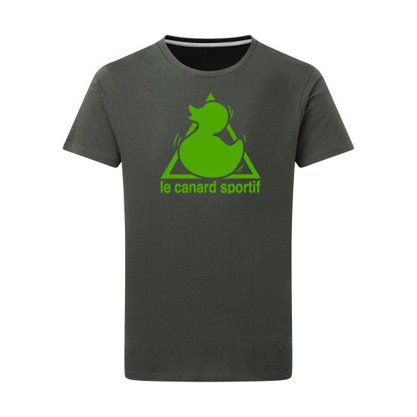 Canard Sportif vert pomme -Flex vert pomme sur T-shirt SG  Charcoal  5XL