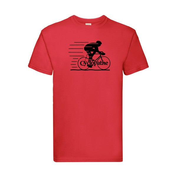 T-shirt|CYCLOPATHE ! |flex Noir| Fruit of the loom 205 g 