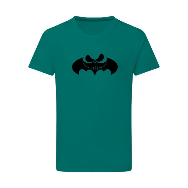 BATJACK noir -Flex noir sur T-shirt SG  Emerald Green  2XL