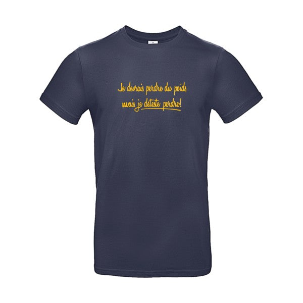 Né pour gagnerFlex jaune or - E190 T-shirt|Navy Blue||2XL