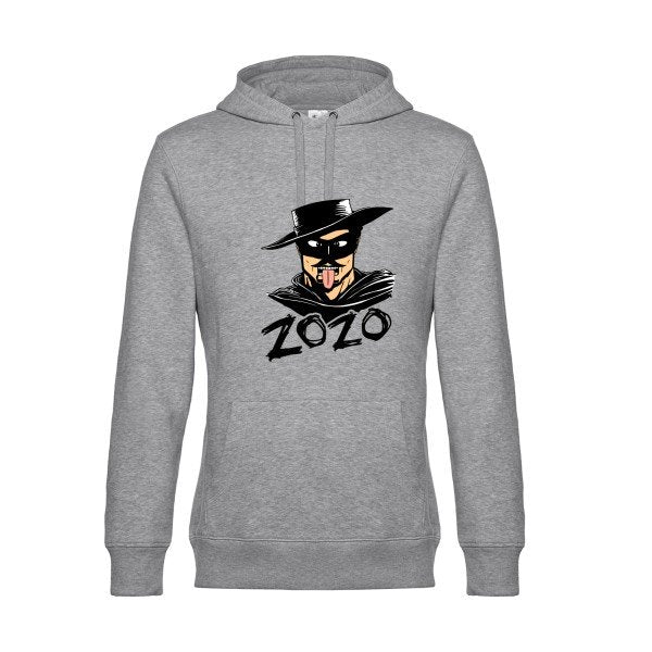 Zozo-- Sweat à capuche original Heather Grey - RueDuTeeshirt