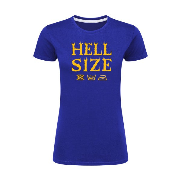 HELL SIZE ! jaune Or |T shirt original femme|SG