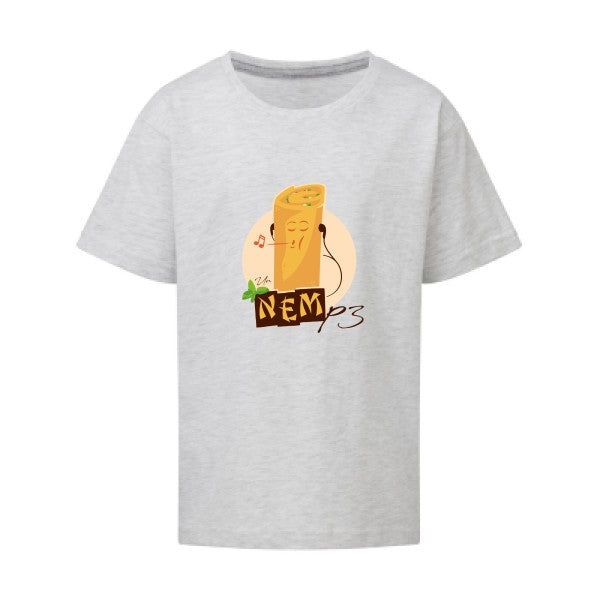 NEMp3 SG - Kids T-shirt enfant Ash Grey Taille 152 (11-12/2XL)