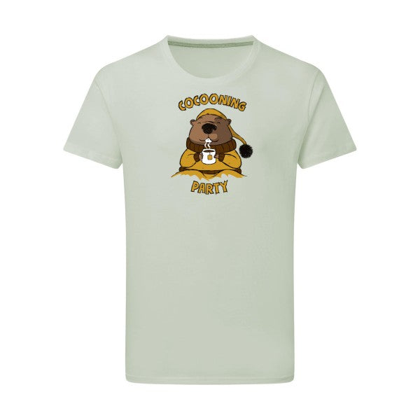 T-shirt homme Cocooning - T-shirt confortable pour les moments de détente Pastel Macchiato 2XL