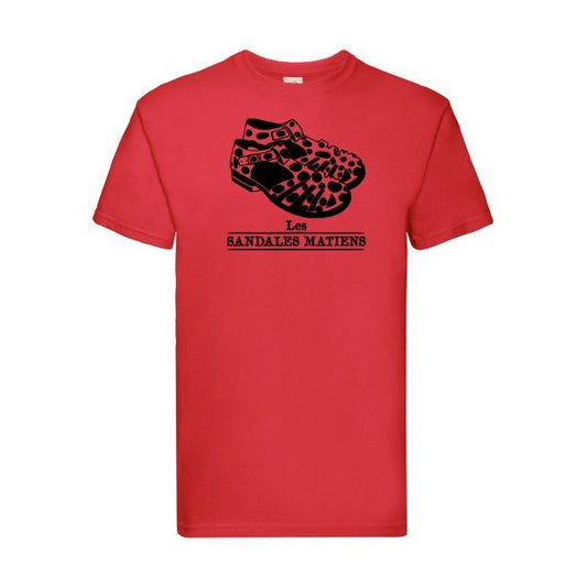 T-shirt|Les sandales matiens Fruit of the loom 205 g 