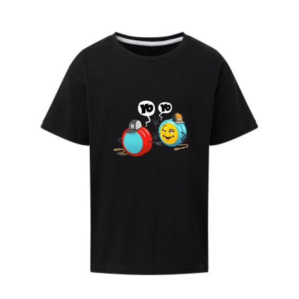 Yo Yo SG - Kids T-shirt enfant Dark Black Taille 152 (11-12/2XL)