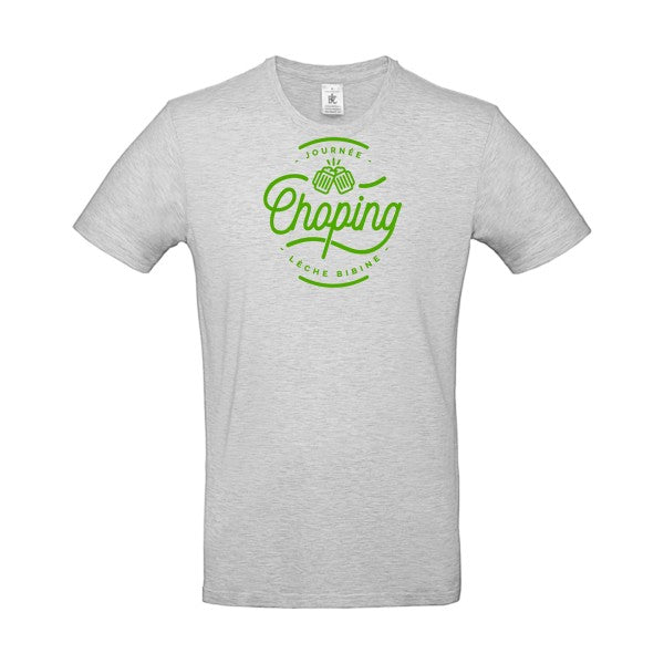 Journée Choping Flex Vert pomme |E190 T-shirt|Ash||2XL