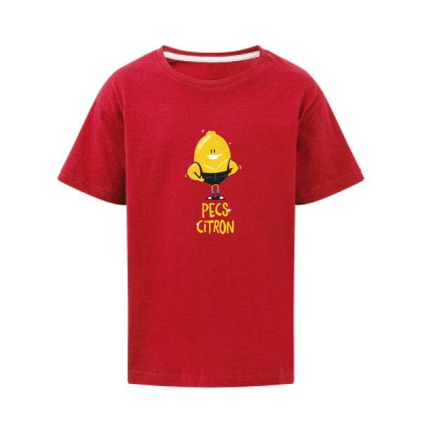 Pecs Citron SG - Kids T-shirt enfant Red Taille 152 (11-12/2XL)