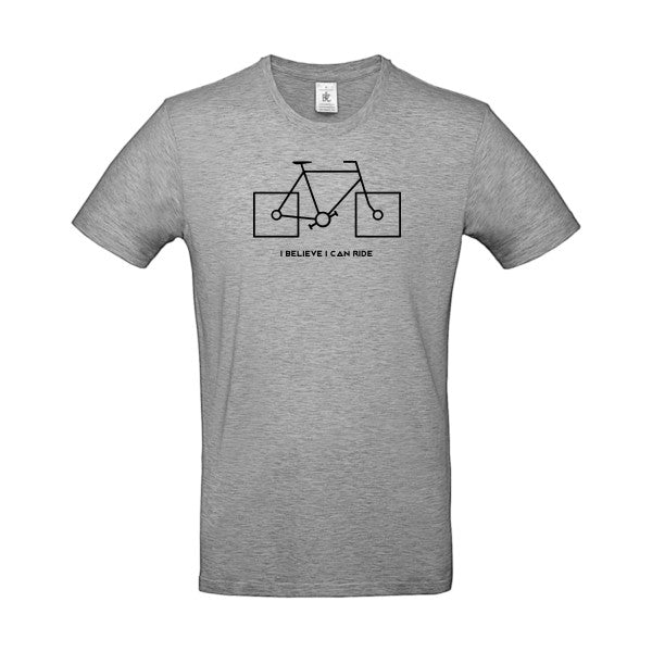 I believe I can rideFlex noir - E190 T-shirt|Sport Grey||5XL