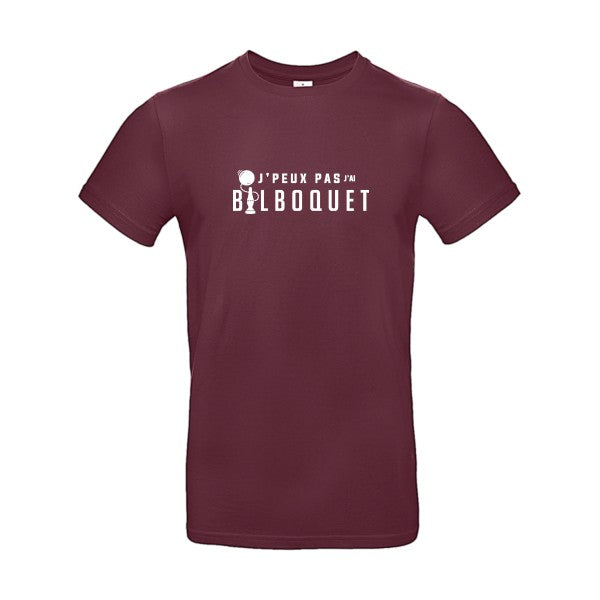 J'ai bilboquet B&C - E190 T-shirt|Burgundy||2XL