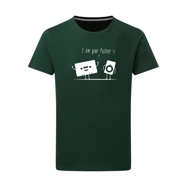 I m your father Blanc -Flex Blanc sur T-shirt SG  Bottle Green  2XL