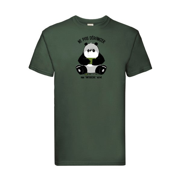 Ne pas déranger Fruit of the loom 205 g/m² T-shirt/ bottle green