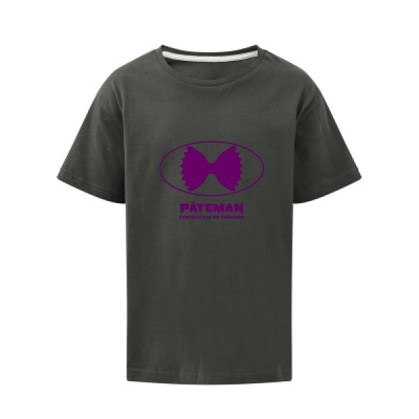 PÂTEMAN Flex Violet SG - Kids T-shirt enfant Charcoal Taille 152 (11-12/2XL)