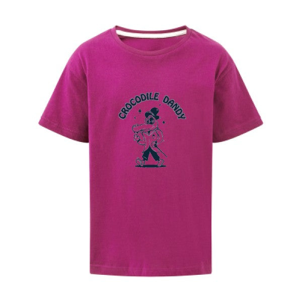 Crocodile dandy SG - Kids T-shirt enfant Dark Pink Taille 152 (11-12/2XL)