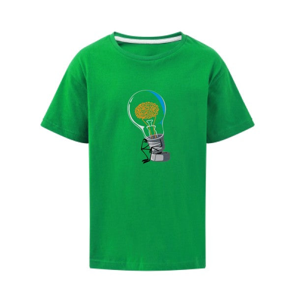 Le penseur SG - Kids T-shirt enfant Kelly Green Taille 140 (9-10/XL)