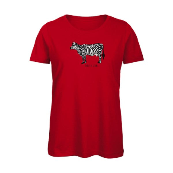drole-de-zebre- T-shirt original - t-shirt original femme Red