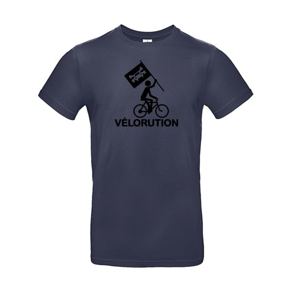 Vélorution Flex noir |E190 T-shirt|Navy Blue||2XL