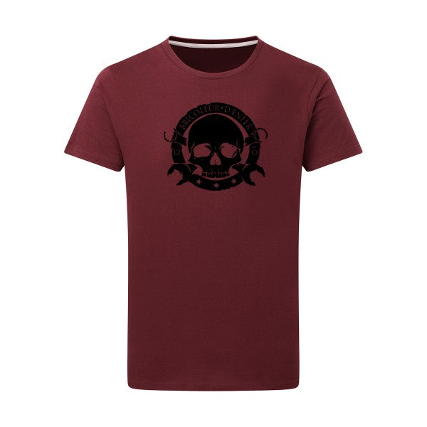 bricoleur d'enfer - Flex noir Tshirt original Burgundy  2XL