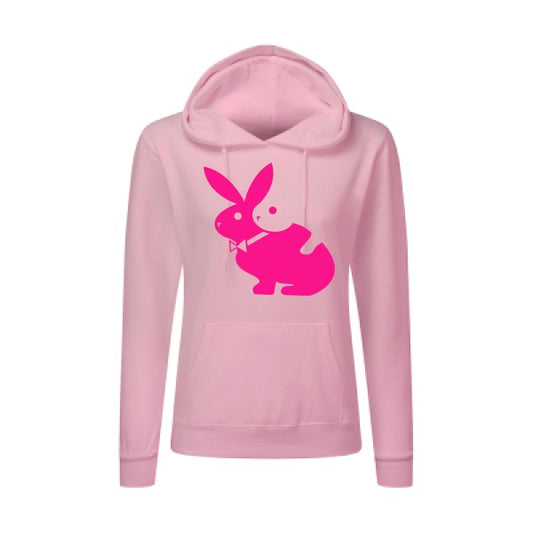 hot  Rose Fluo |Sweat original à capuche Femme