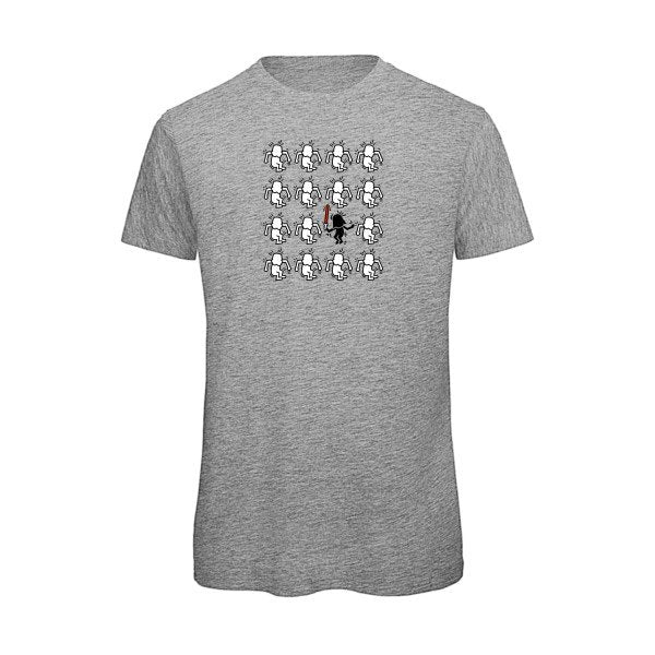 T-shirt humour original haring warsr T Shirt couleur Sport Grey
