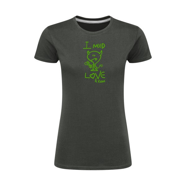 LOVER | Vert pomme |T shirt original femme|SG