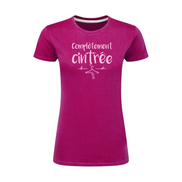 Complètement cintré  |Rose |T shirt original femme|SG