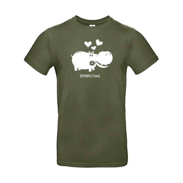 Hippopo t'aimeFlex Blanc - E190 T-shirt|Urban Khaki||2XL