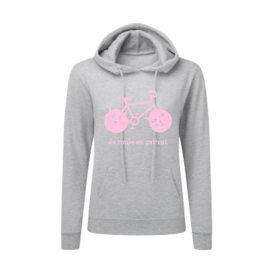 cat-cat bike Rose |Sweat original à capuche Femme