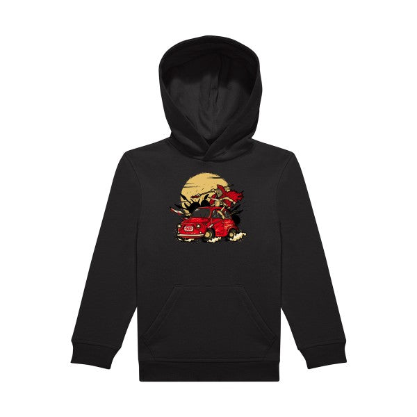 sweat capuche enfant Black 500