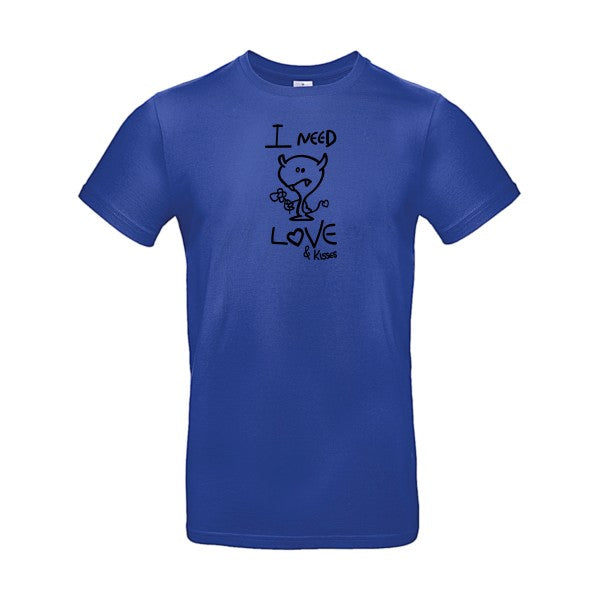 LOVER flex noir B&C - E190 T-shirt|Cobalt Blue||2XL