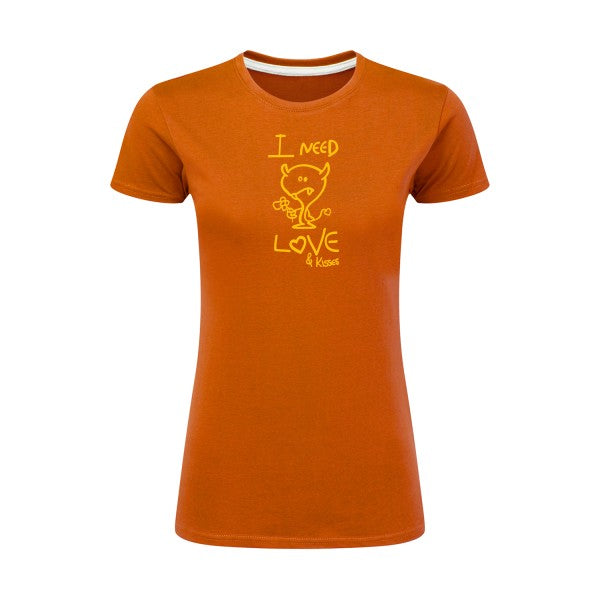 LOVER | jaune Or |T shirt original femme|SG