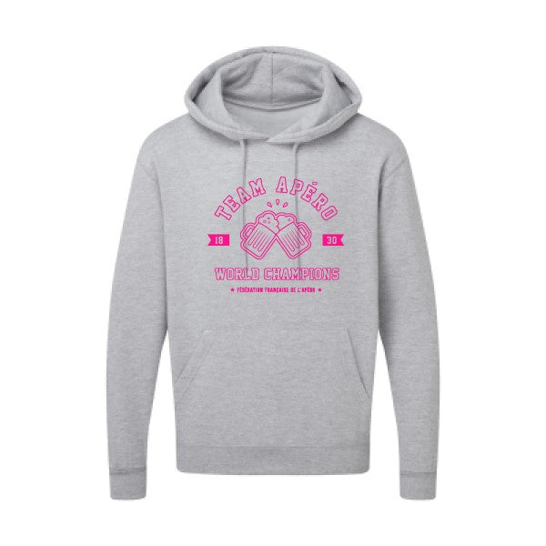 Team apéro Rose Fluo SG - Hooded Sweatshirt Sweat capuche