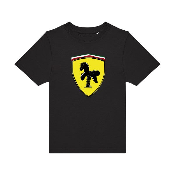 t-shirt humour enfant -Ferrari- couleur  Black
