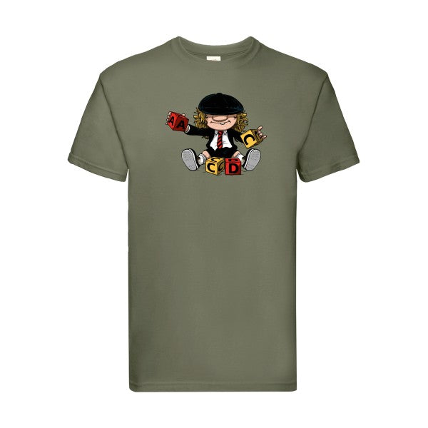 ACDC Fruit of the loom 205 g/m² T-shirt/ classic olive