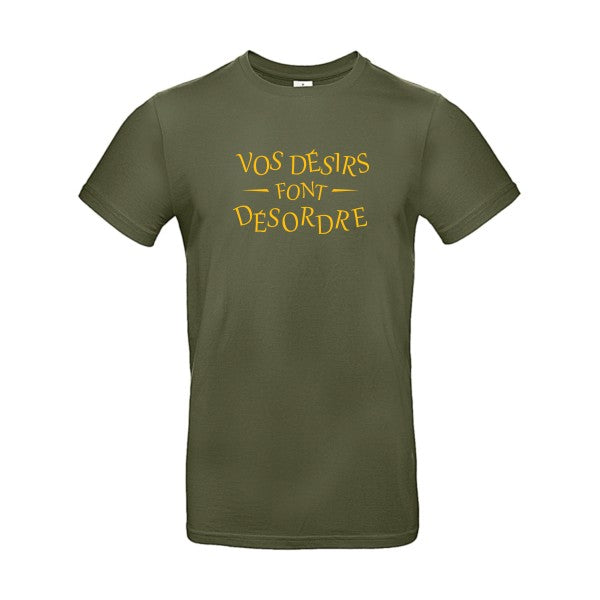 DésordreFlex jaune or - E190 T-shirt|Urban Khaki||2XL