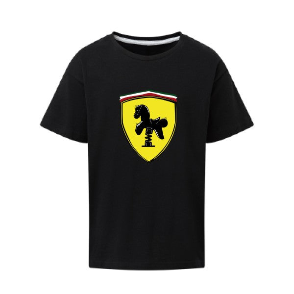 Ferrari SG - Kids T-shirt enfant Dark Black Taille 152 (11-12/2XL)