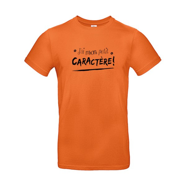 J'ai mon petit CARACTÈRE ! |E190 T-shirt|Urban Orange||2XL