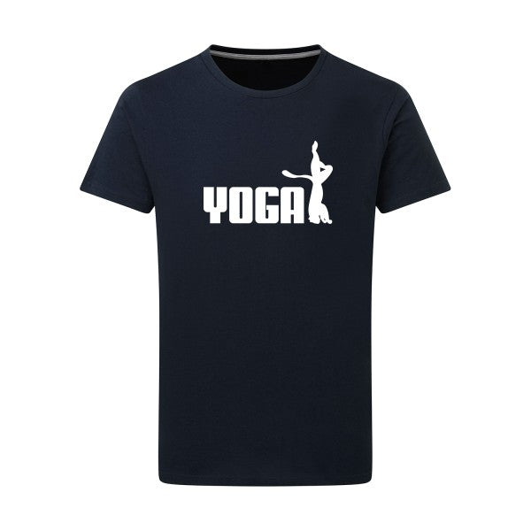 YOGA Blanc -Flex Blanc sur T-shirt SG  Navy  5XL