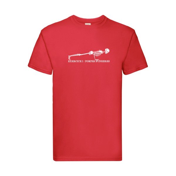 T-shirt|POMPES FUNÈBRES Fruit of the loom 205 g 