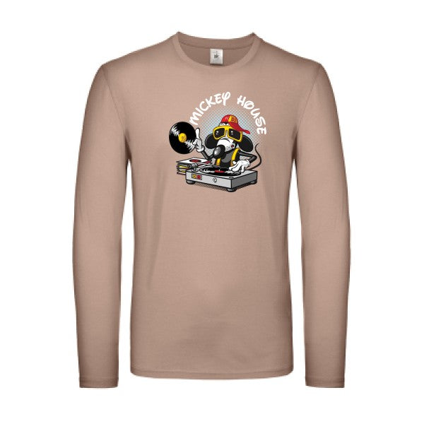 Mickey house B&C - E150 LSL T-shirt manches longues léger