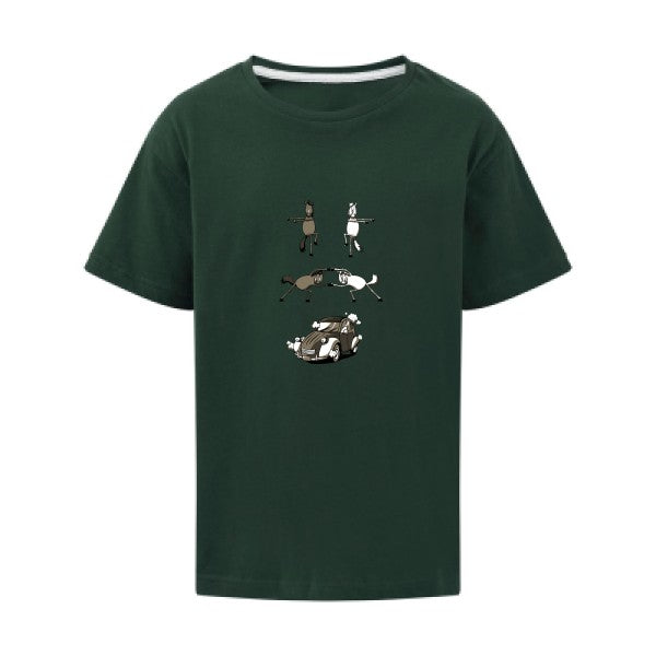 Fusion SG - Kids T-shirt enfant Bottle Green Taille 152 (11-12/2XL)