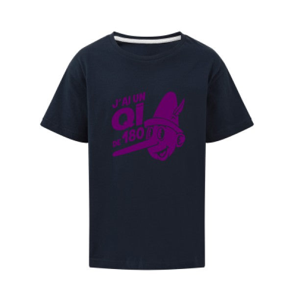 Quotient intellectuel Flex Violet SG - Kids T-shirt enfant Navy Taille 140 (9-10/XL)