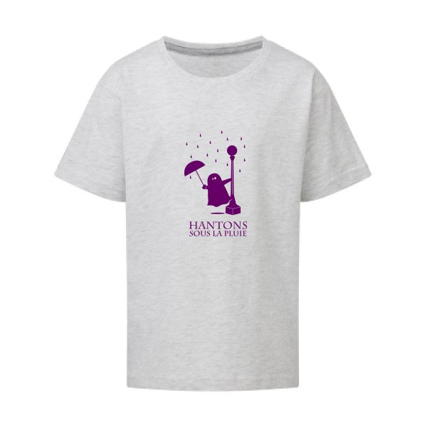 Hantons sous la pluie Flex Violet SG - Kids T-shirt enfant Ash Grey Taille 152 (11-12/2XL)