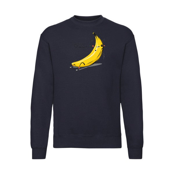 Je garde la banane ! Fruit of the loom 280 g/m² Sweat shirt