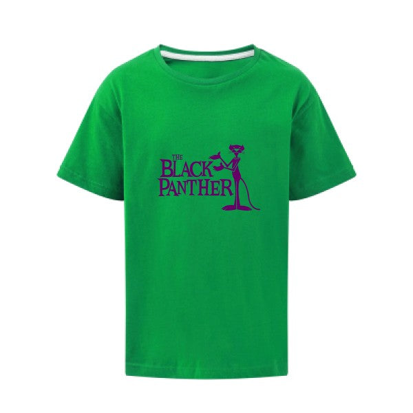 The black panther Flex Violet SG - Kids T-shirt enfant Kelly Green Taille 140 (9-10/XL)