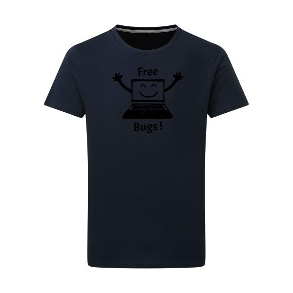 FREE BUGS ! - Flex noir Tshirt original Navy  5XL