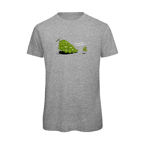 T-shirt humour original Lachez Moi La Grappe T Shirt couleur Sport Grey